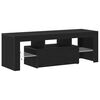 vidaXL Meuble TV Ch&ecirc;ne noir 120 x 35 x 40 cm Bois d'ing&eacute;nierie