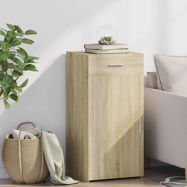 vidaXL Buffet ch&ecirc;ne sonoma 45x42,5x93 cm bois d'ing&eacute;nierie