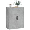 vidaXL Armoire murale gris b&eacute;ton 69,5x34x90 cm bois d'ing&eacute;nierie