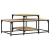 vidaXL Table basse ch&ecirc;ne sonoma 102x60x45 cm bois d'ing&eacute;nierie