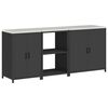 vidaXL Ensemble de rangement cuisine HATTEM 3 pc Noir