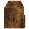 vidaXL Meubles TV muraux 2 pcs ch&ecirc;ne fum&eacute; 60x30x30cm bois d'ing&eacute;nierie