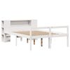 vidaXL Lit biblioth&egrave;que sans matelas blanc 120x200 cm bois pin massif