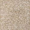 vidaXL Tapis de surface Carr&eacute; Naturel et Blanc 300 x 300 cm Jute