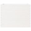 vidaXL Jardinière blanc 90x60x68,5 cm bois de pin massif