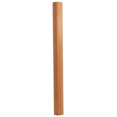 vidaXL Tapis rectangulaire naturel 80x100 cm bambou