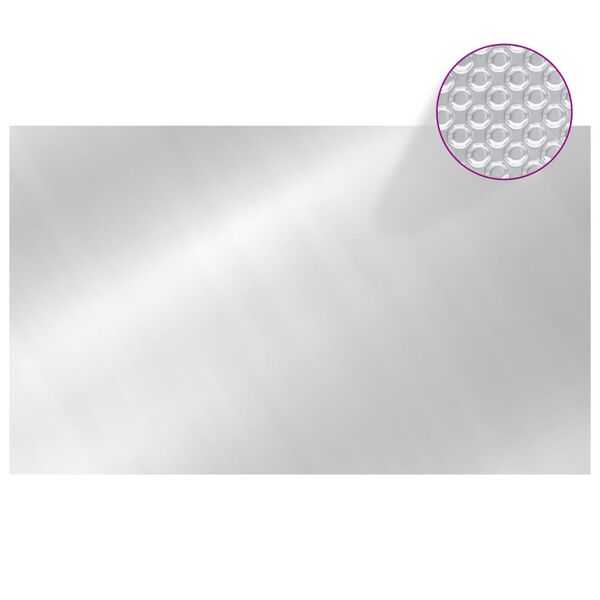 vidaXL Couverture de piscine rectangulaire 1000x600 cm PE Argenté