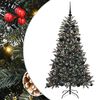 vidaXL Sapin de No&euml;l artificiel Vert 150 cm PVC, plastique et acier