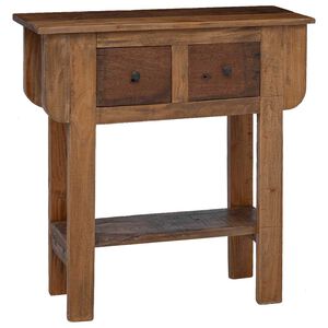 vidaXL Table console bois de r&eacute;cup&eacute;ration m&eacute;lang&eacute; 80x35x80 cm
