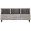 vidaXL Meuble TV sonoma gris 102x36x50 cm bois d'ing&eacute;nierie