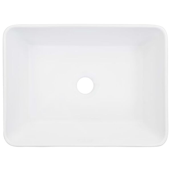 vidaXL Lavabo 40x30x13 cm C&eacute;ramique Blanc