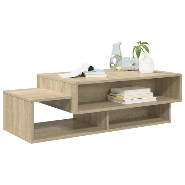 vidaXL Table basse Ch&ecirc;ne Sonoma 105 x 50 x 32,5 cm Bois d'ing&eacute;nierie