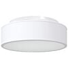 vidaXL Lampe de plafond Blanc 38 x 38 x 13,5 cm tissu