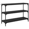 vidaXL Biblioth&egrave;que Ch&ecirc;ne noir 100 x 33 x 70,5 cm
