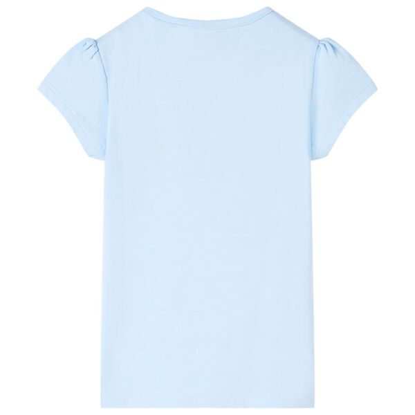 T-shirt pour enfants bleu clair 92