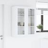 vidaXL Armoire suspendue Blanc 80 x 31 x 100 cm Bois d'ing&eacute;nierie