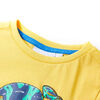 T-shirt pour enfants avec manches courtes ocre clair 104