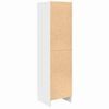 vidaXL Meuble de Rangement Blanc 31,5 x 32 x 124 cm Bois d'ingénierie