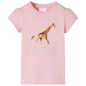 T-shirt pour enfants rose clair 116