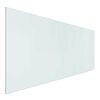 vidaXL Plaque en verre de chemin&eacute;e Transparent 120 x 50 cm Verre