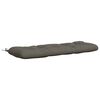 vidaXL Coussin de banc VIANEN 100 % polyester Gris 100 x 40 x 12 cm
