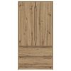 vidaXL Armoire Ch&ecirc;ne Artisanal 79,5 x 49 x 156 cm Bois d&rsquo;ing&eacute;nierie