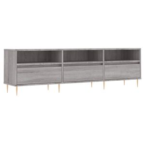 vidaXL Meuble TV sonoma gris 150x30x44,5 cm bois d'ing&eacute;nierie