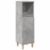 vidaXL Armoire de salle de bain gris b&eacute;ton 30x30x100 cm