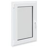 vidaXL Fen&ecirc;tre de sous-sol RISOR 60 x 100 cm PVC et verre Blanc
