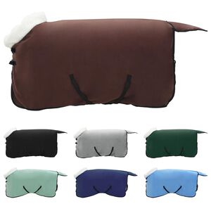 vidaXL Couverture &Eacute;quine Brun Fonc&eacute; Complet 115 cm Fleece polaire