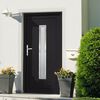 vidaXL Porte d'entr&eacute;e anthracite 108x208 cm PVC