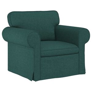 vidaXL Canap&eacute; Vert fonc&eacute; 95 x 82 x 80 cm tissu