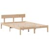 vidaXL Cadre de lit sans matelas 120x190 cm bois de pin massif