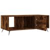 vidaXL Table basse ch&ecirc;ne fum&eacute; 102x50x40 cm bois d'ing&eacute;nierie