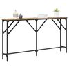 vidaXL Table console ch&ecirc;ne artisanal 140 x 23 x 75 cm