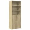 vidaXL Buffet haut ch&ecirc;ne sonoma 70x42,5x185 cm bois d'ing&eacute;nierie