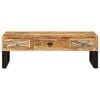 vidaXL Table basse 110x50x38 cm bois de manguier massif