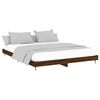 vidaXL Cadre de lit sans matelas ch&ecirc;ne marron 150x200 cm