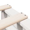 vidaXL Lit biblioth&egrave;que sans matelas blanc 180x200 cm bois pin massif
