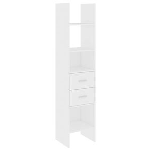 vidaXL Biblioth&egrave;que Blanc 40x35x180 cm Bois d'ing&eacute;nierie