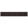 vidaXL Tapis rectangulaire marron fonc&eacute; 80x500 cm bambou