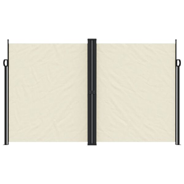 vidaXL Auvent lat&eacute;ral r&eacute;tractable Cr&egrave;me 200x1200 cm