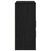 vidaXL Buffet avec tiroir Ch&ecirc;ne noir 60 x 31 x 70 cm Bois d'ing&eacute;nierie