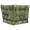 vidaXL Coussin de canap&eacute; d'ext&eacute;rieur 3 pcs Mod&egrave;le feuille Polyester