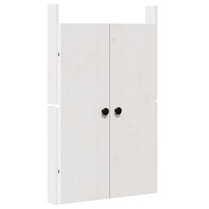 vidaXL Porte de cuisine MEPPEL Blanc 50 x 9 x 82 cm Bois de pin massif