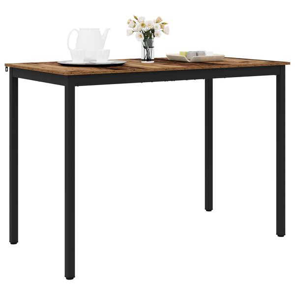 vidaXL Table de bar debout Bois d'ing&eacute;nierie