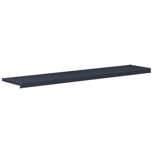 vidaXL Appui de fen&ecirc;tre Anthracite avec grain de bois PVC