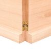 vidaXL Dessus de table 140x50x(2-4) cm bois de ch&ecirc;ne massif non trait&eacute;