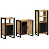 vidaXL Ensemble de mobilier de salle de bain avec tiroir 3 pcs