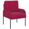 vidaXL Ensembles de canap&eacute;s 3 pcs Bordeaux 115 x 56 x 80 cm